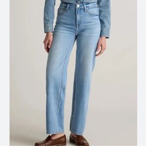 Quince Light Blue Straight Leg Jeans